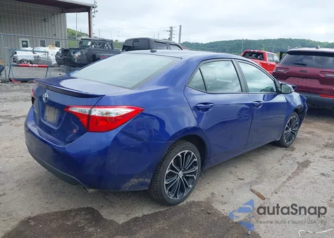 2016 Toyota Corolla S Premium from USA, damaged, VIN 2T1BURHE5GC495880